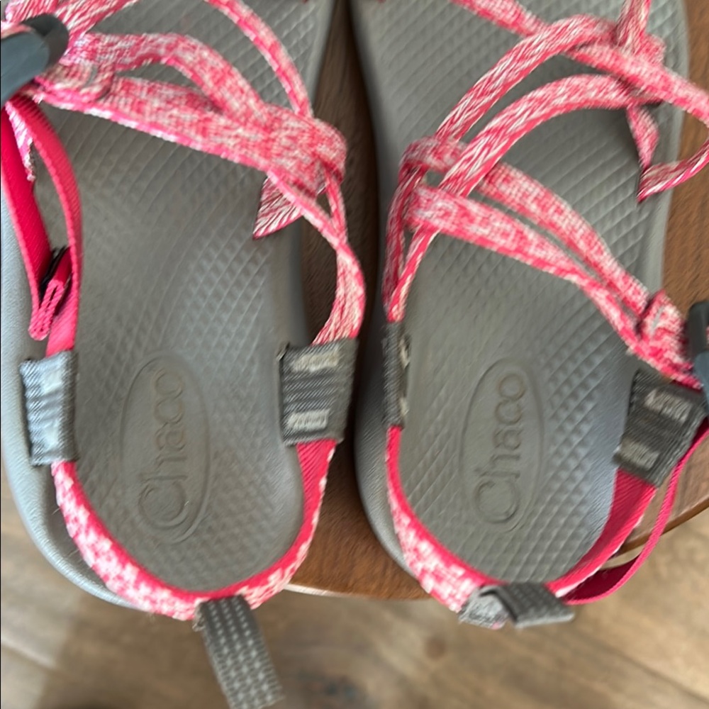 Chaco Pink and Gray Sandals - Picture 4 of 5